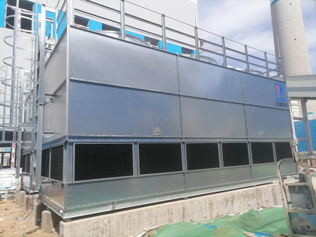 Customer Site Installation of Closed-Circuit Cooling Tower